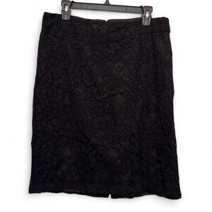 Covington Elegant Black Lace Skirt